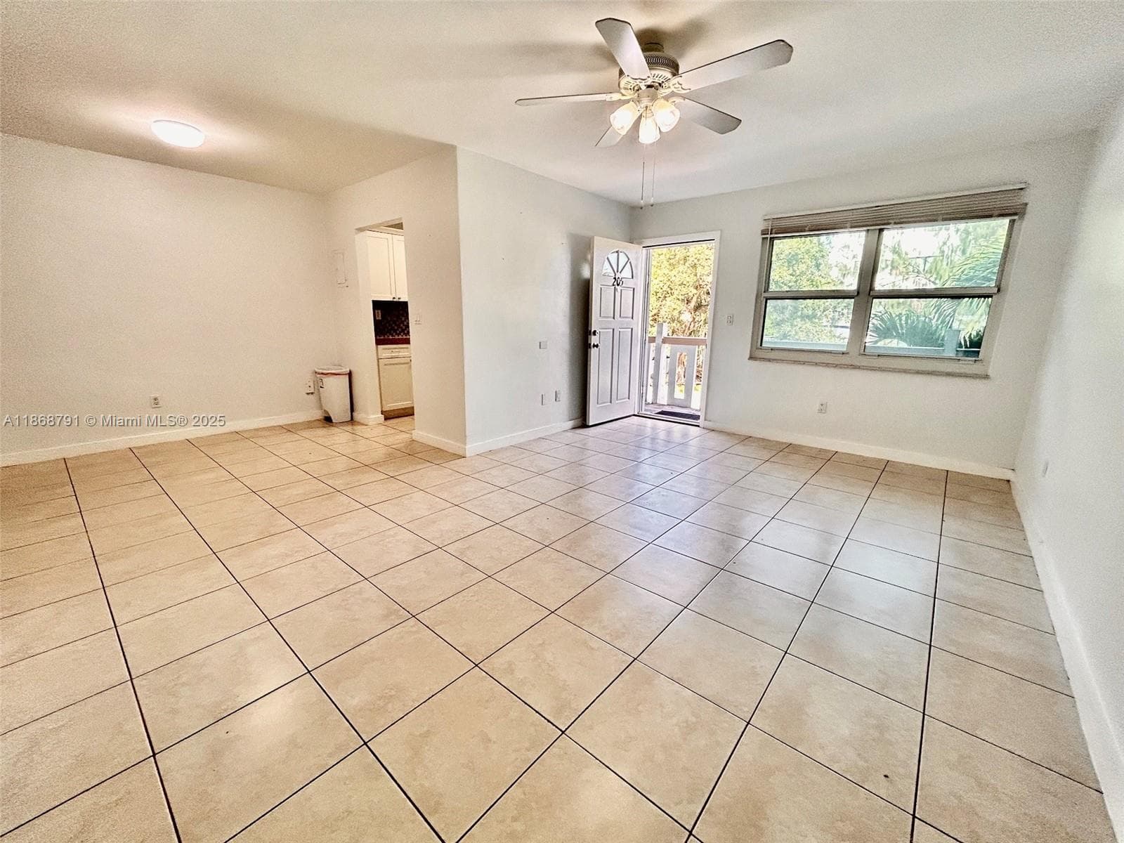 Living and dining area