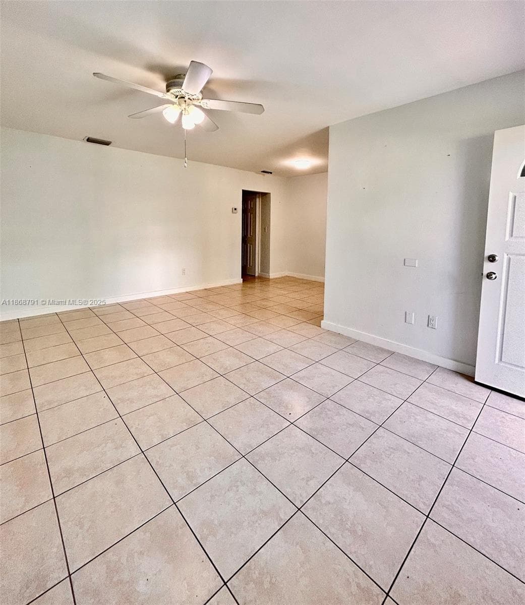 Living and dining area