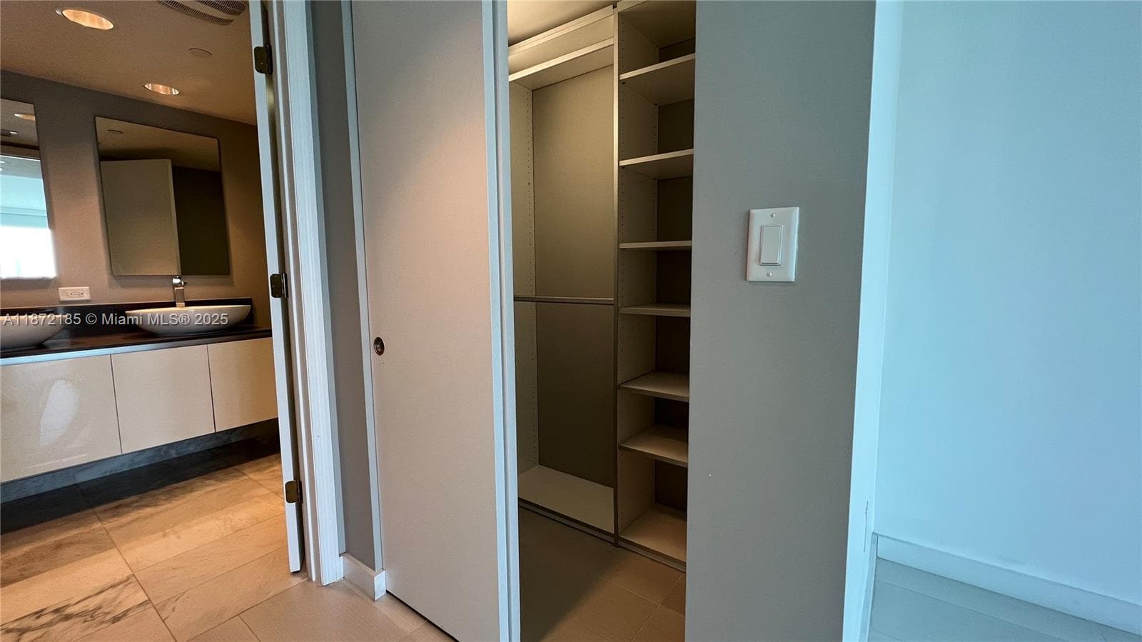 Master closet