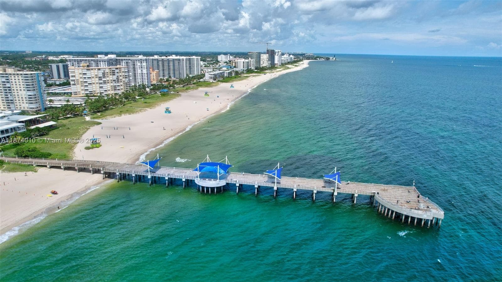 Pompano Pier, just south