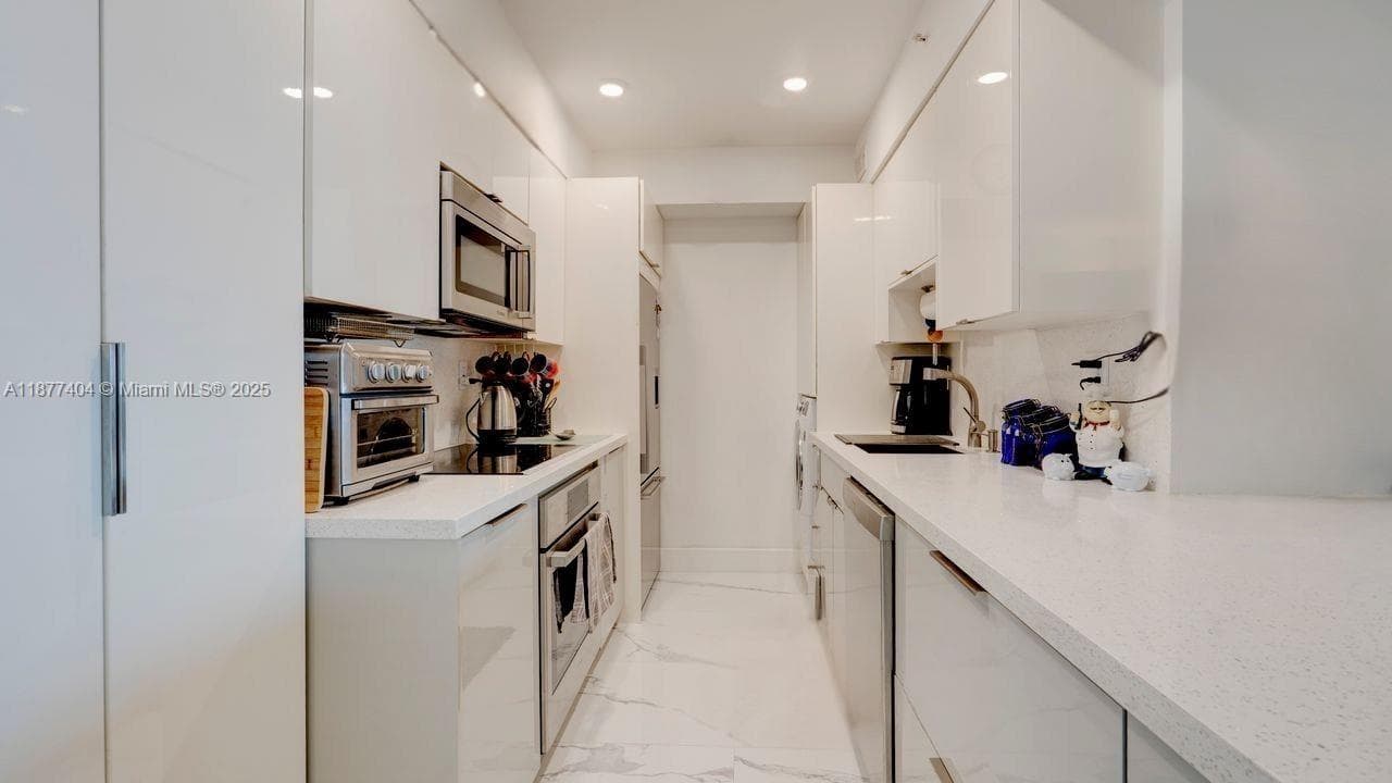 Kitchen Features Quartz Countertops & Large Pantry
