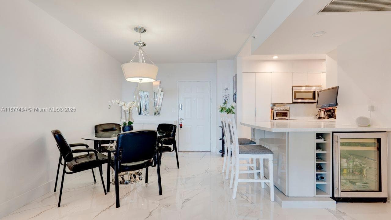 Kitchen Includes a Wine/Beverage Cooler
