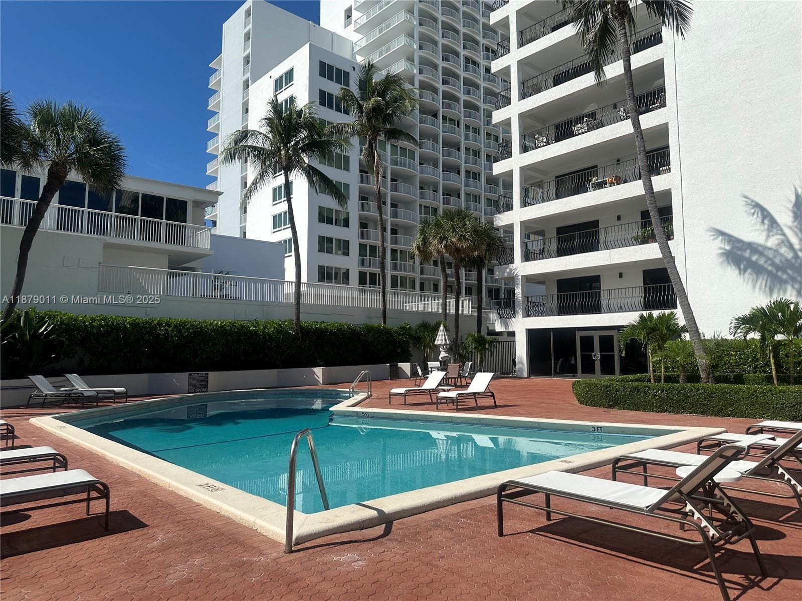 private pool area