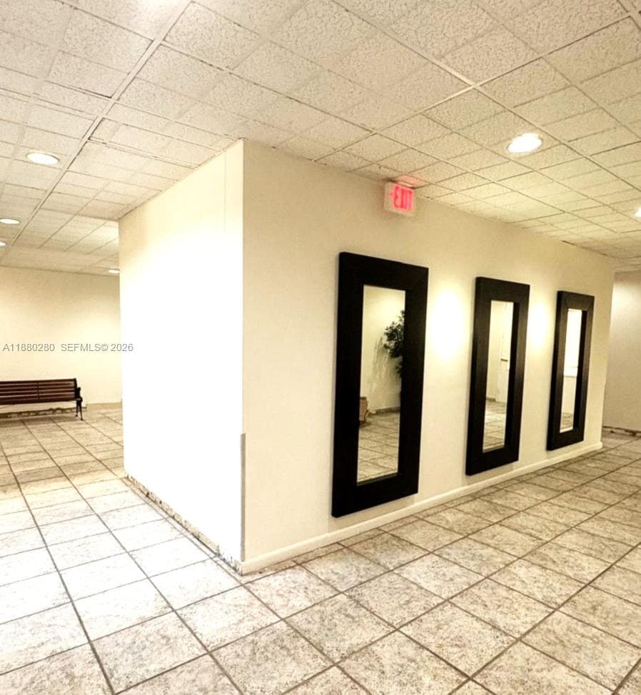 entry hall to elevators