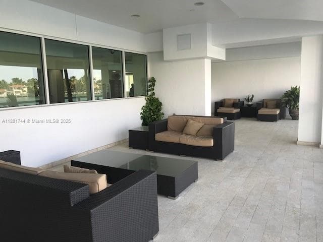 Lobby terrace