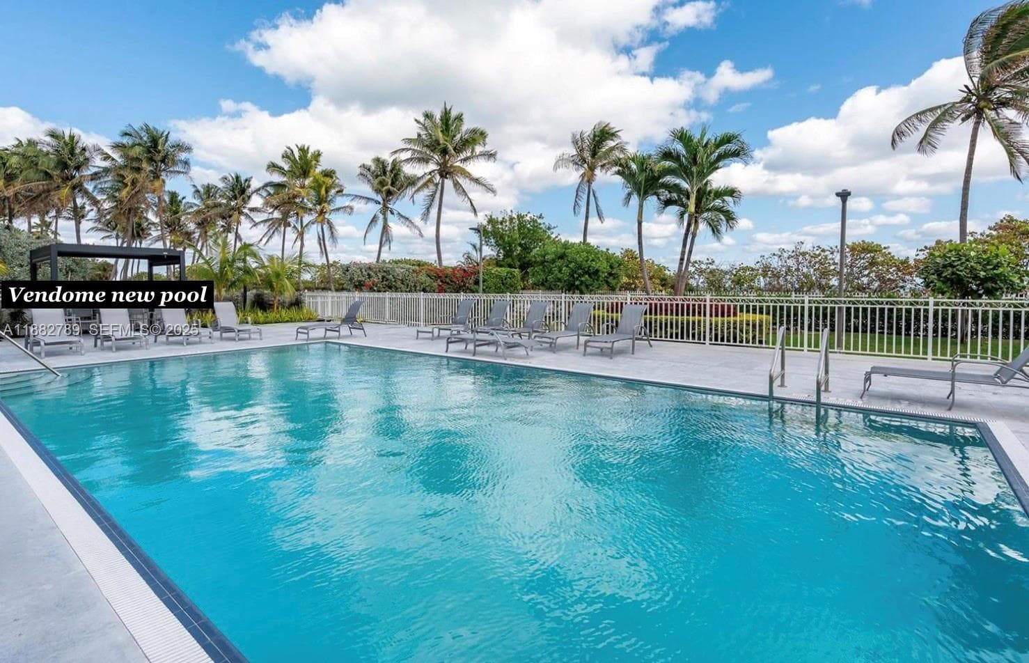 New pool area