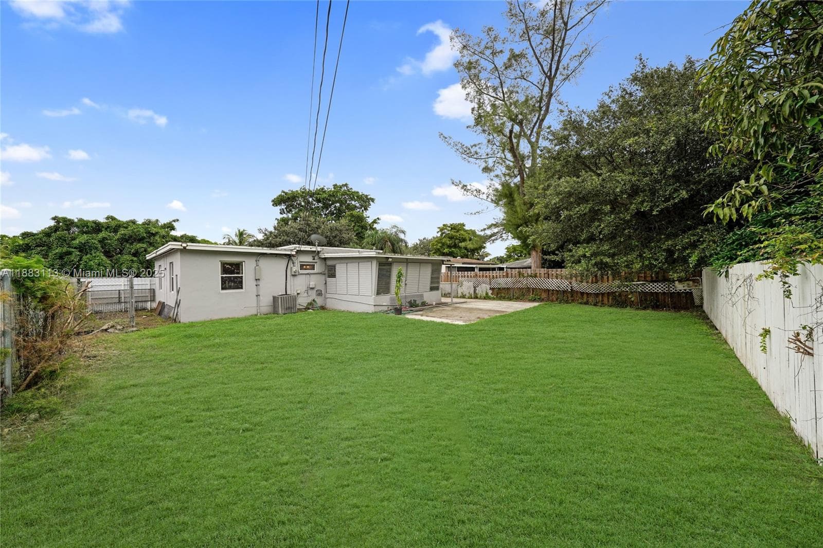 Big backyard