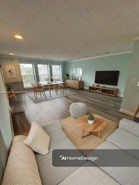 Ai rendering of living room
