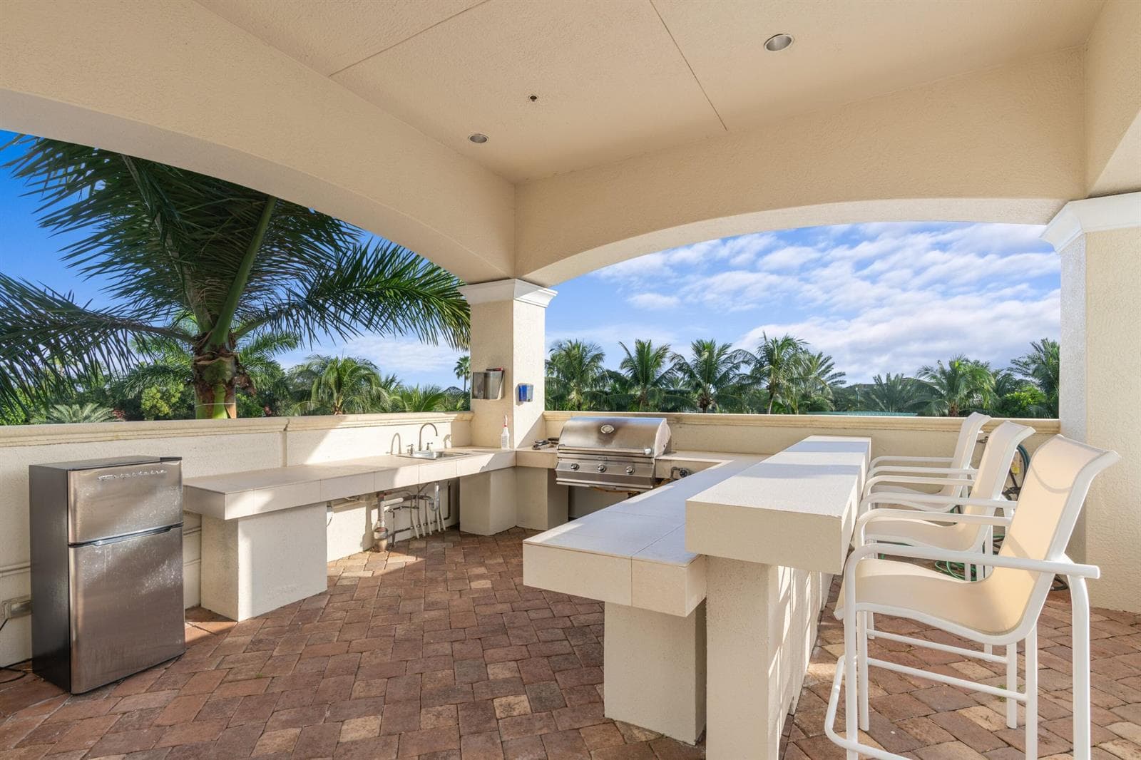 Grill area