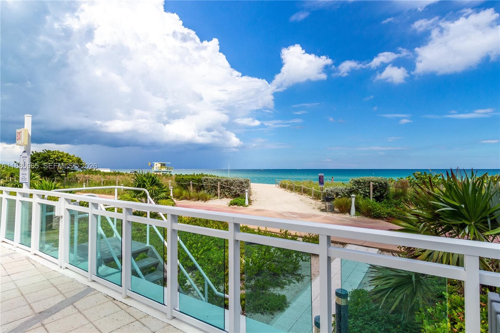 Access to balcony from bedroom