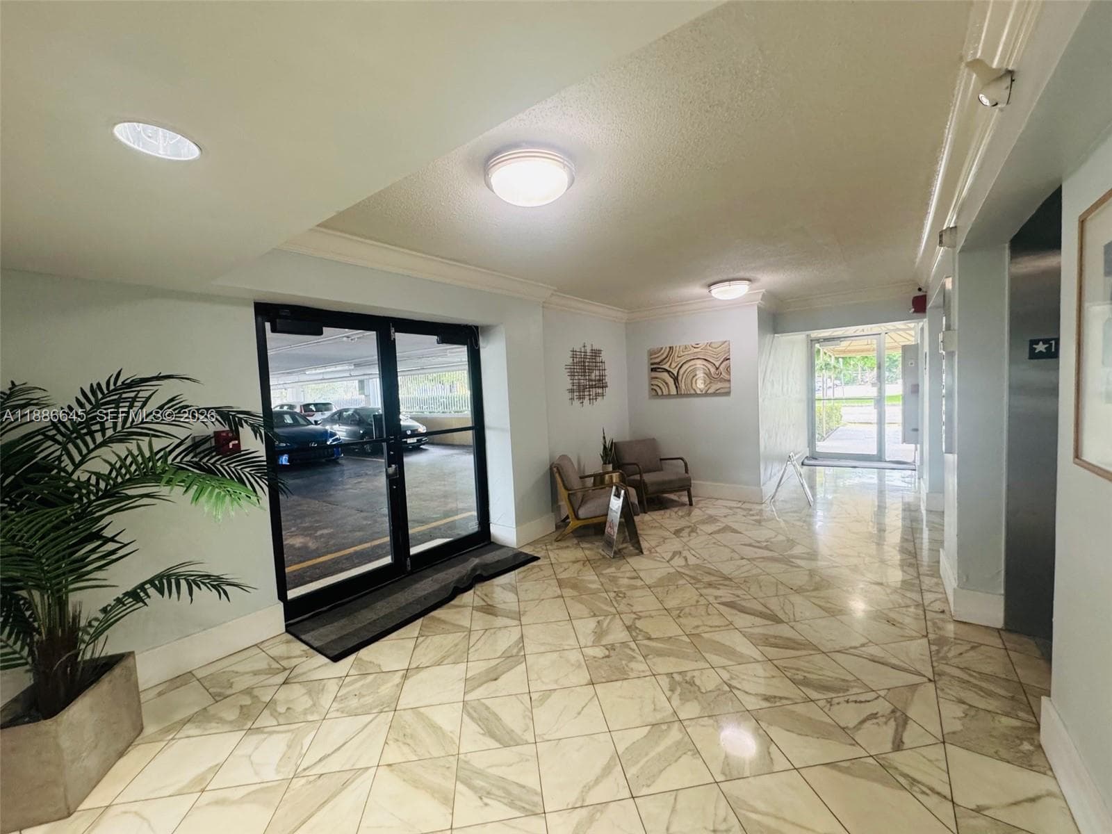 Lobby Area Facing Car Park