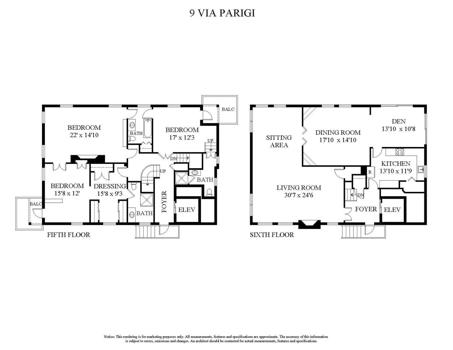 Floor Plan Penthouse
