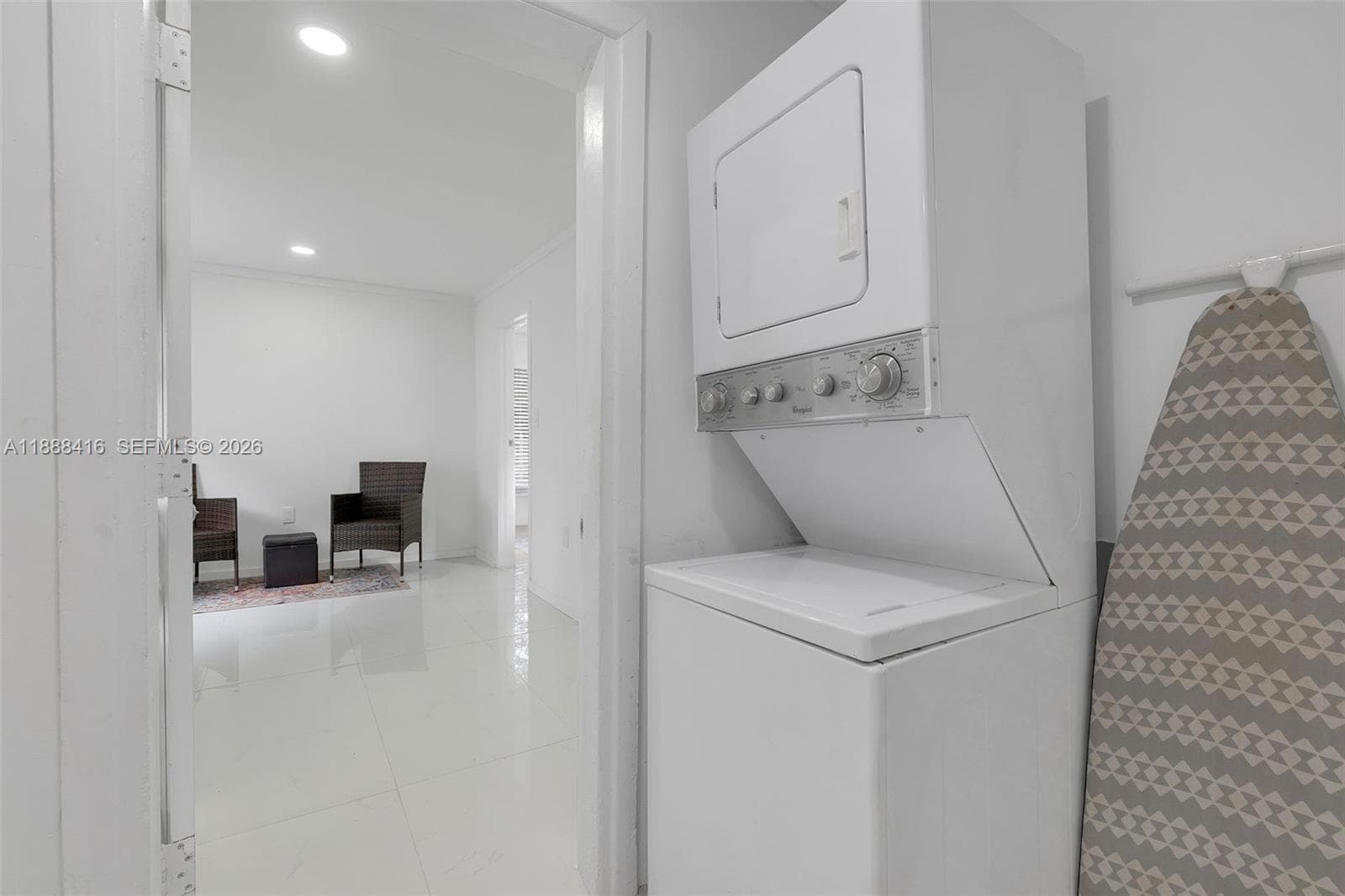 Inside laundry