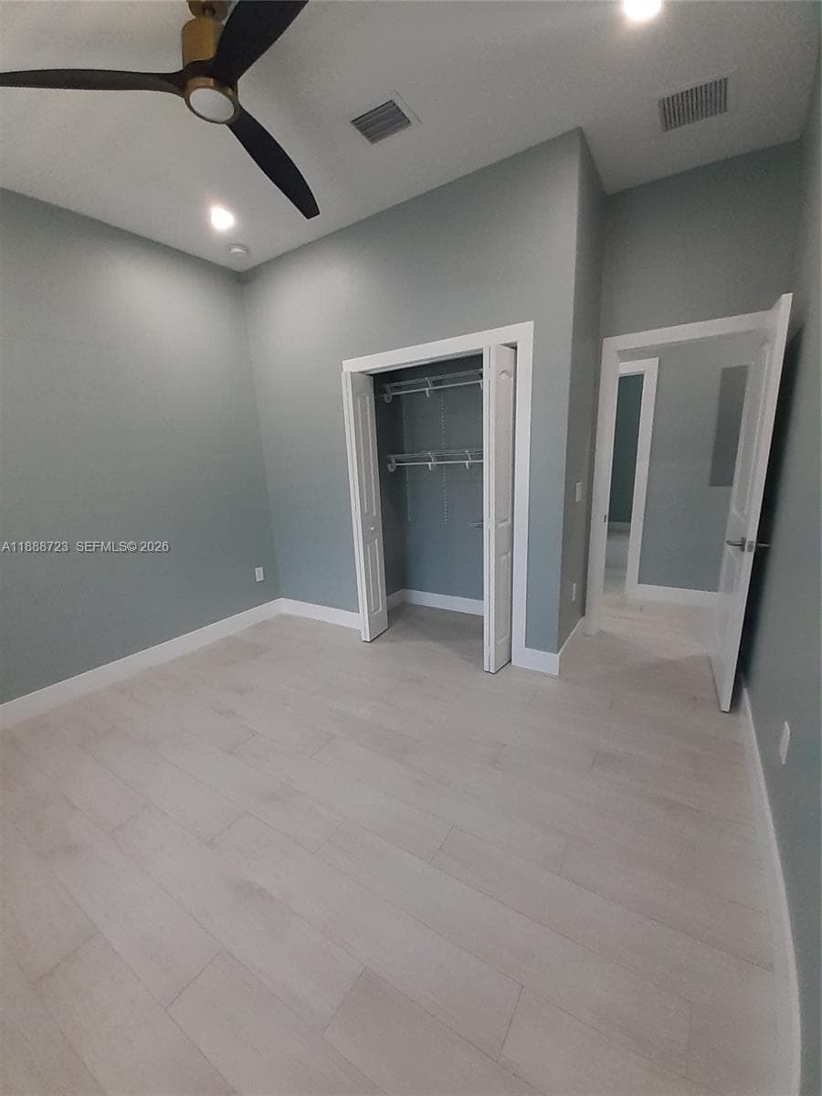 Bedroom 2 w/View to Closet