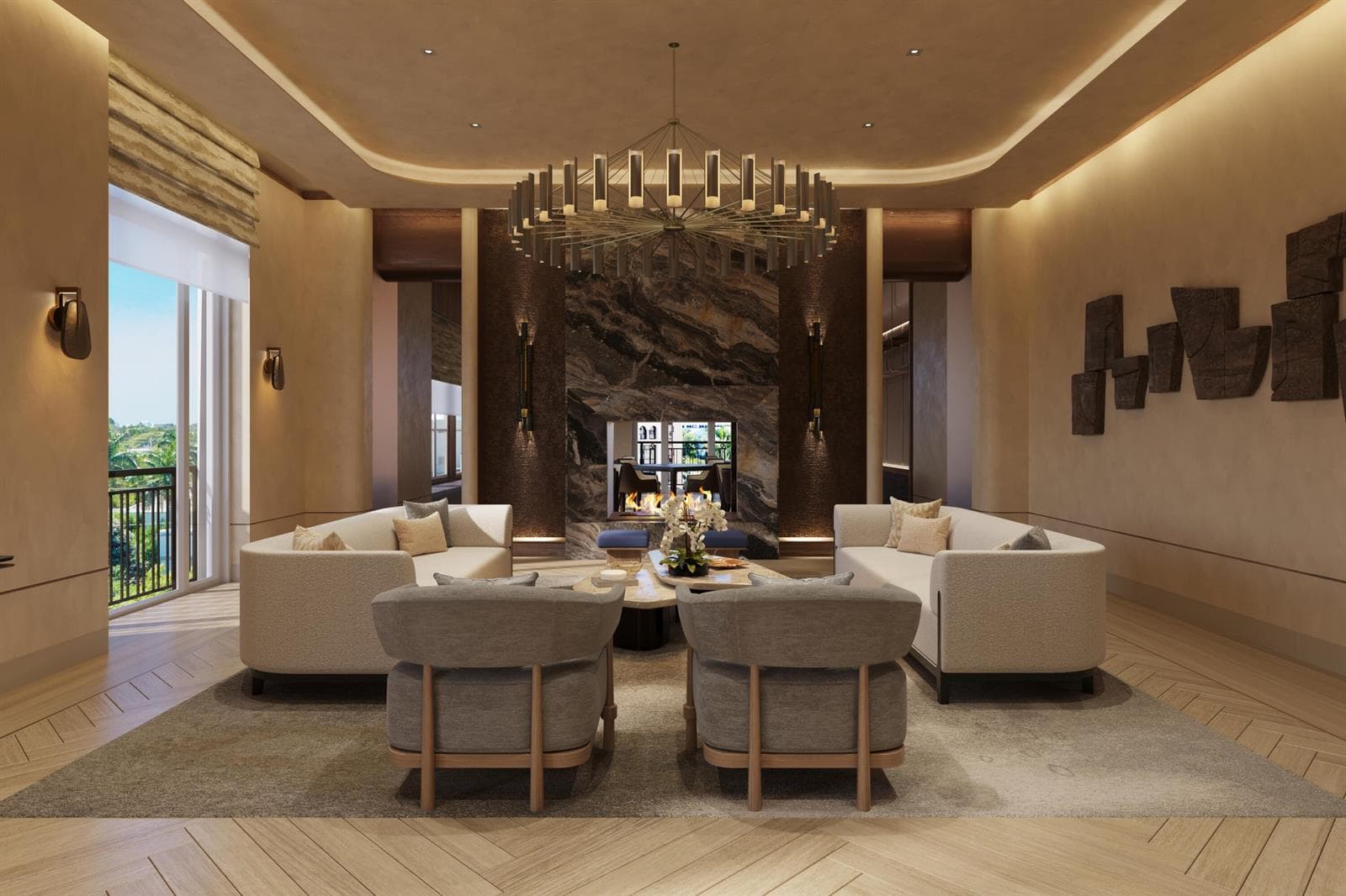 SFH Amenity: Sunset Lounge/Library
