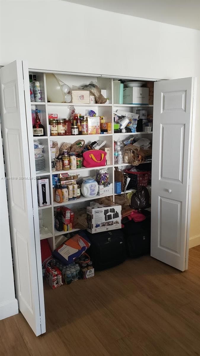 living area closet