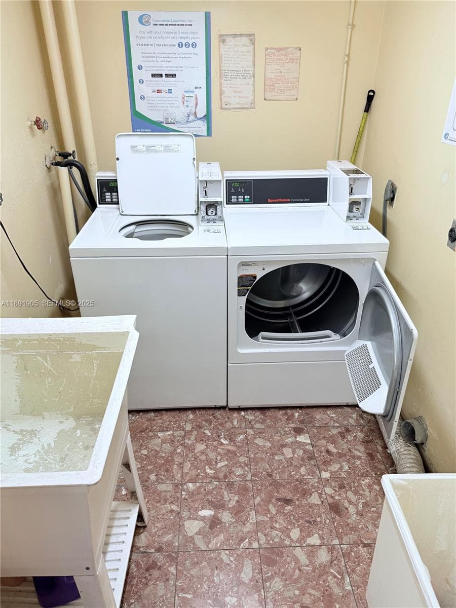 On same floor as Unit.