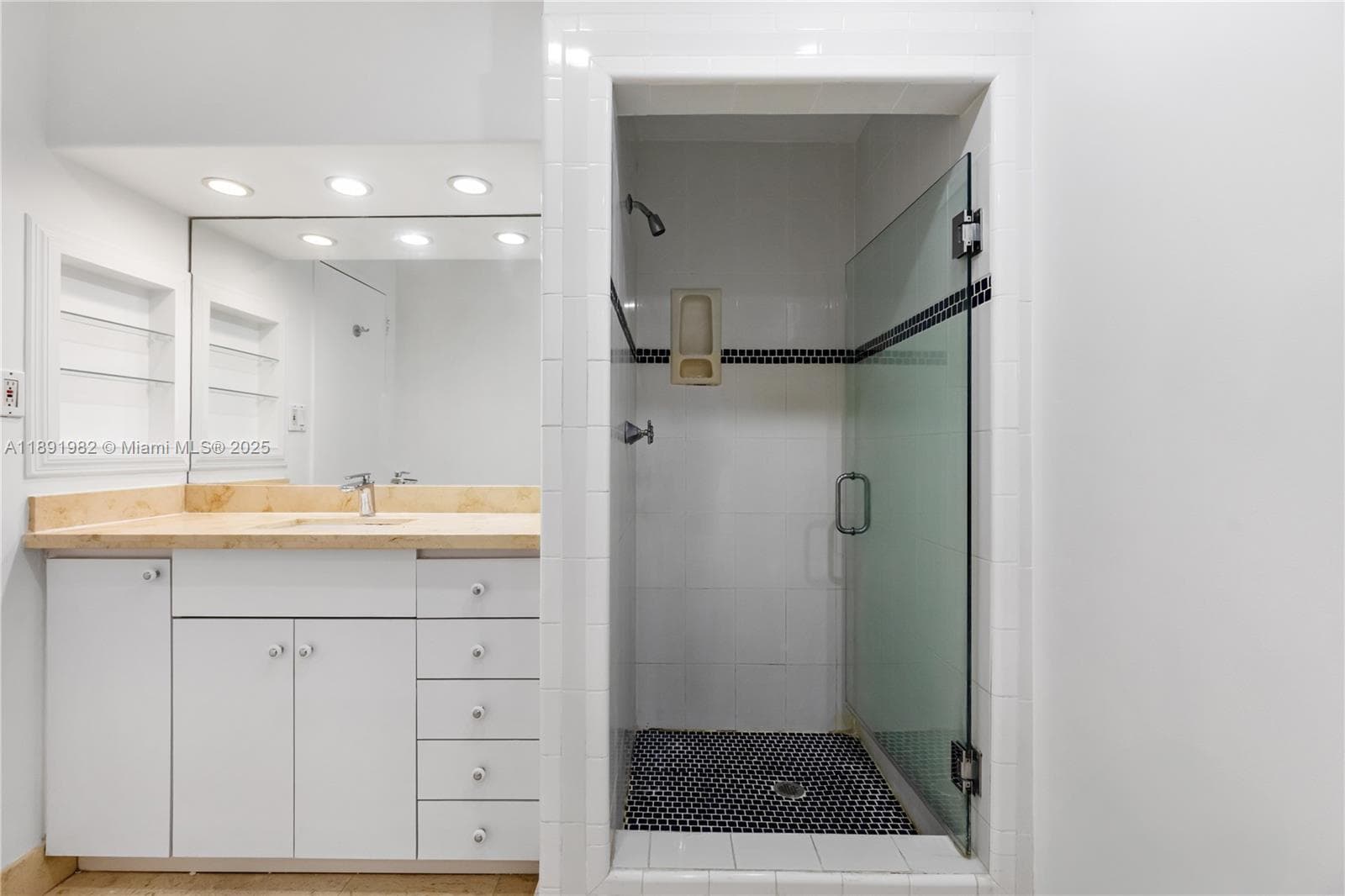 walk-in shower