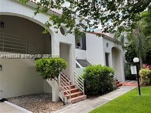 Entrance to second floor garden condo.
