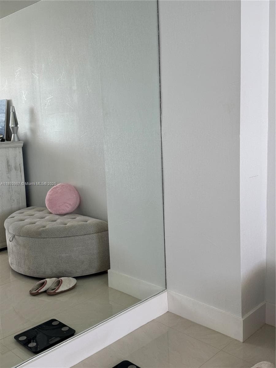 Floor to ceiling mirror