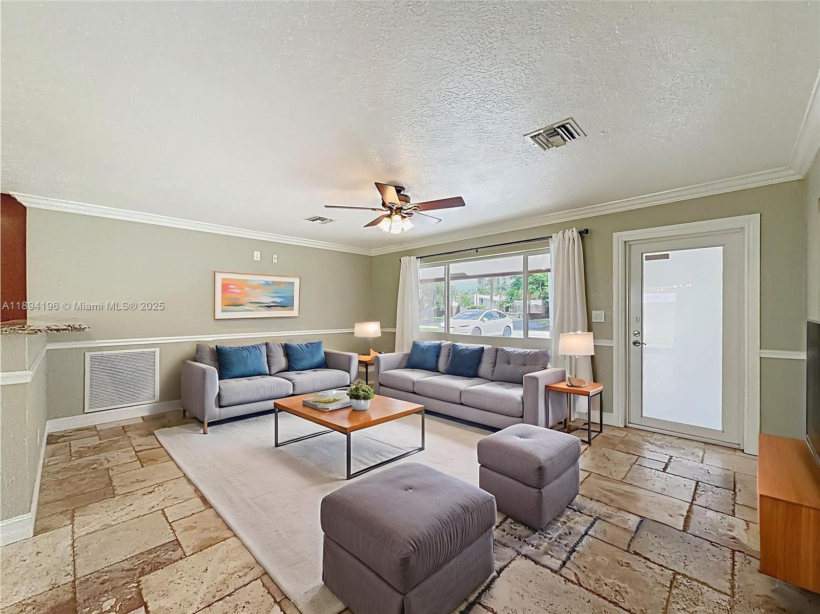 Living Room is virtually staged.