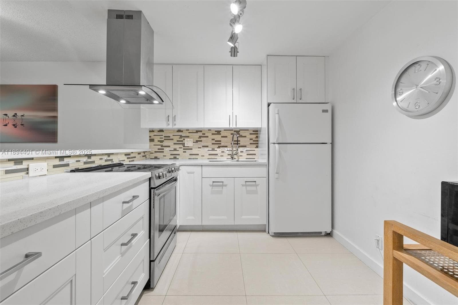 Tastefully remodeled & fully equipped kitchen