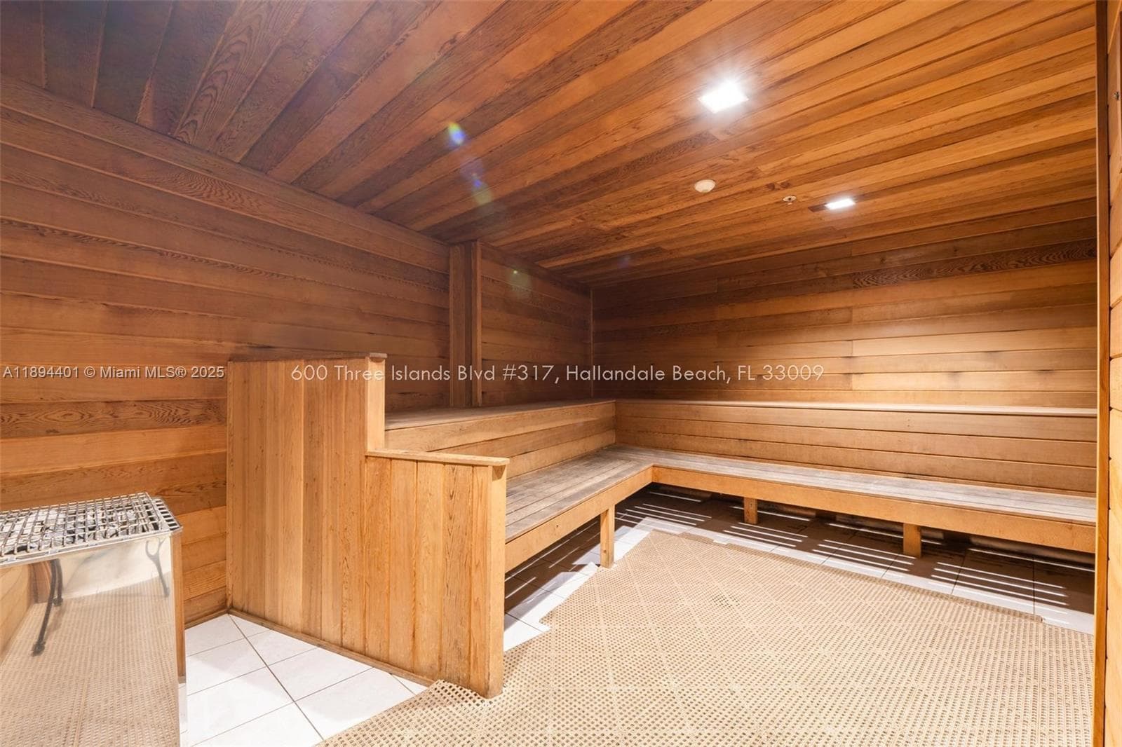 Traditional sauna room for relaxation & stress reduction