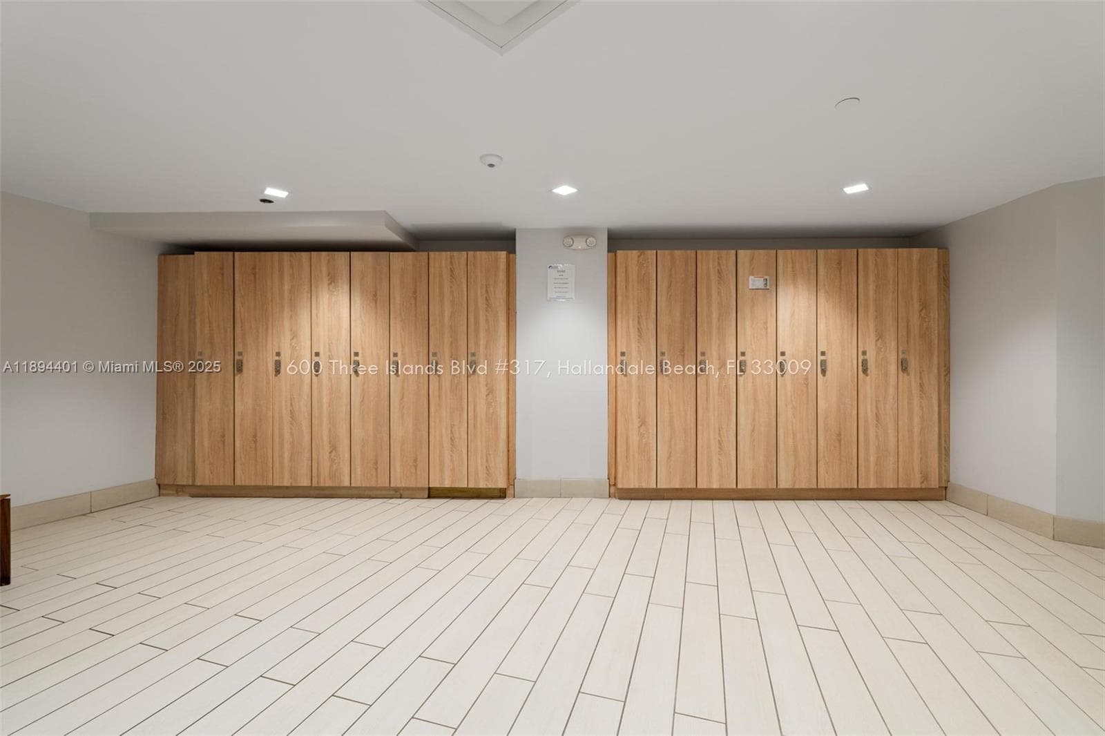 Dedicated fitness center locker rooms