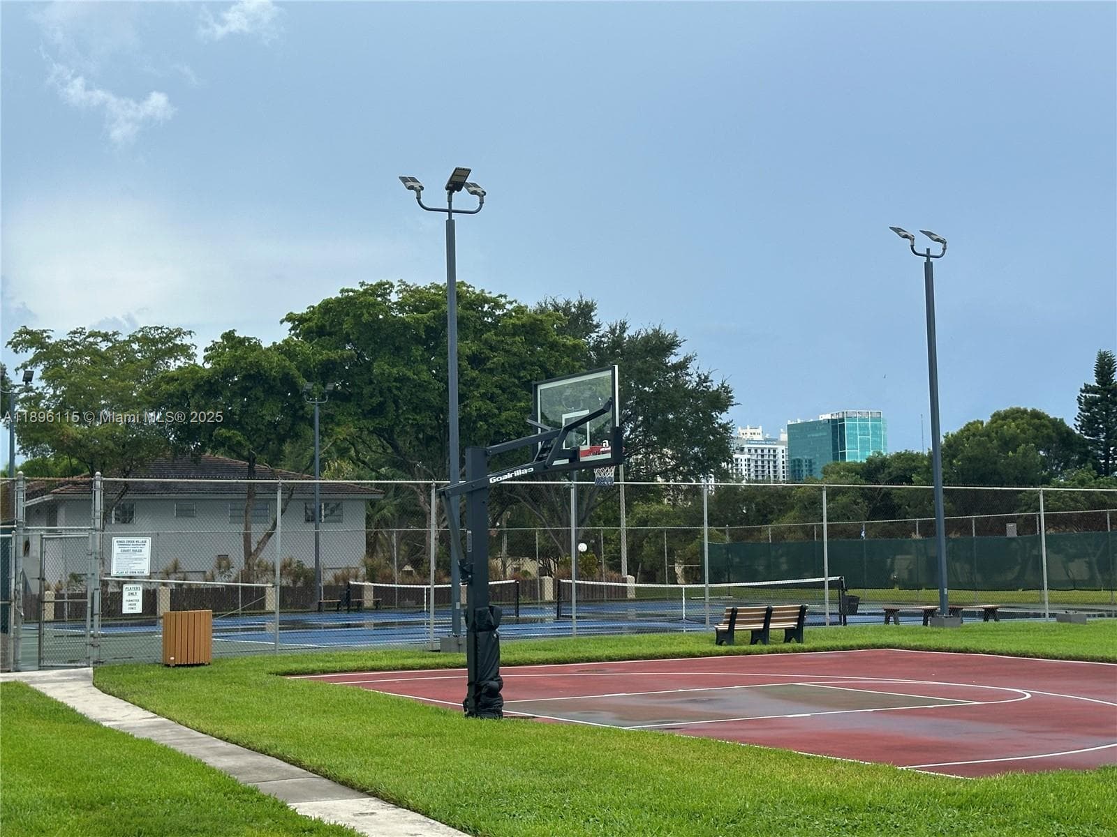 Tennis and Basketball courts