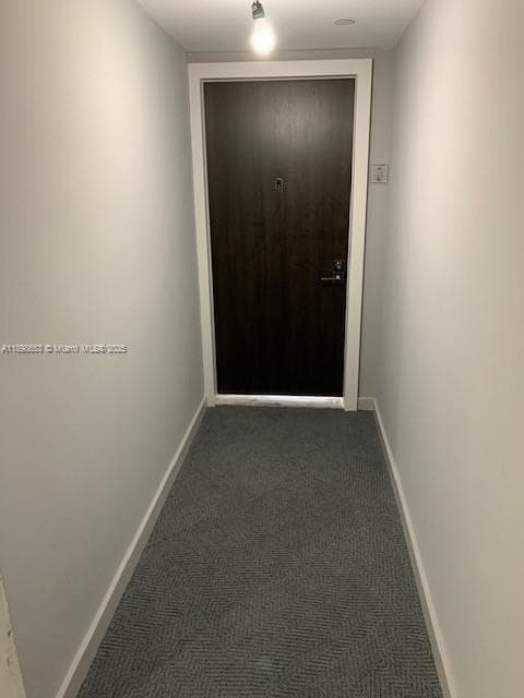 Entrance outside of the unit