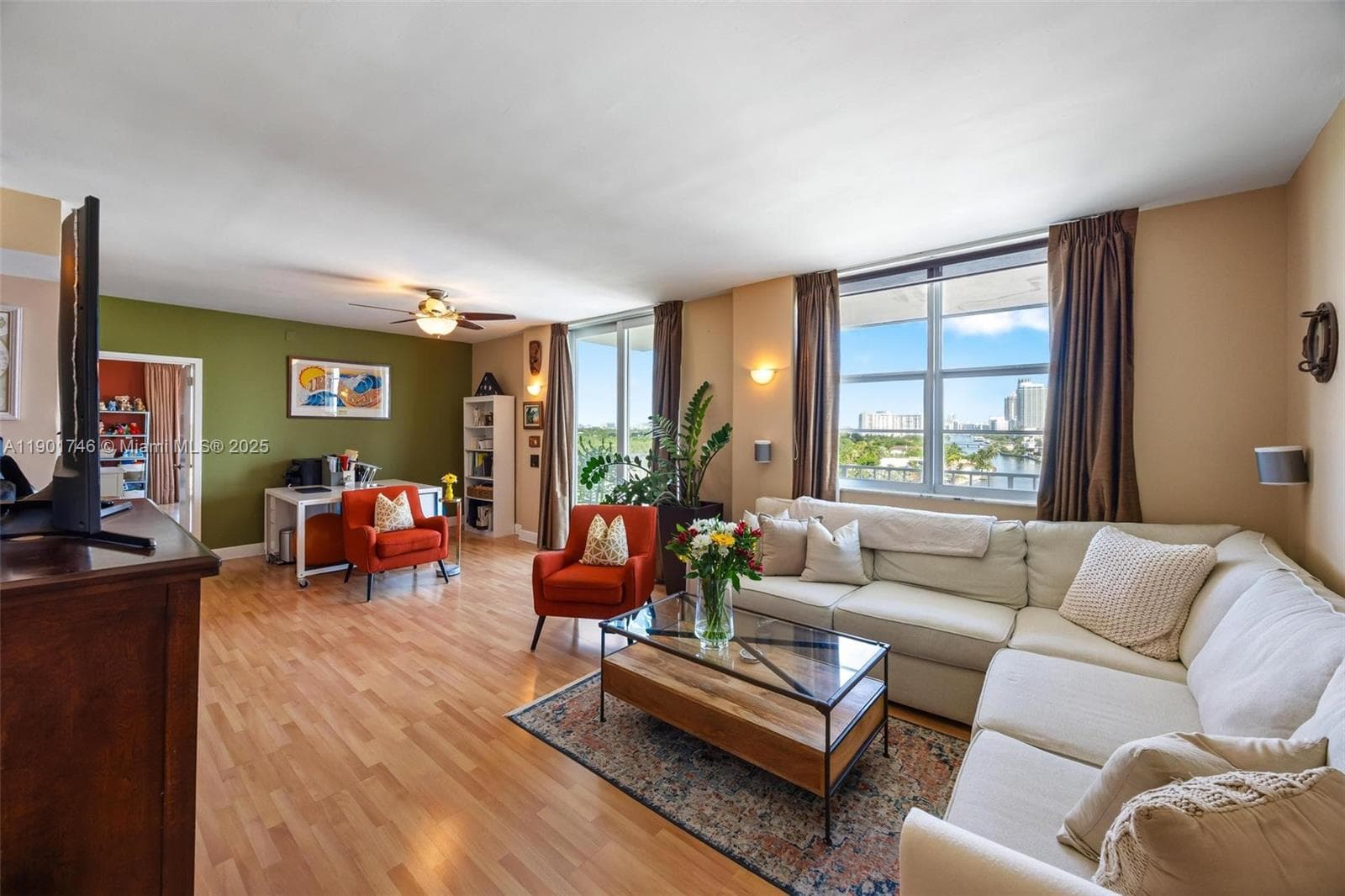 Family room space could be converted into a 3rd bedroom.