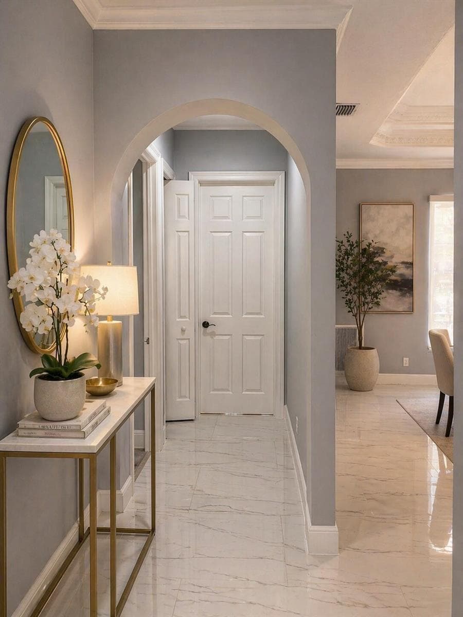 Hallway to Laundry room