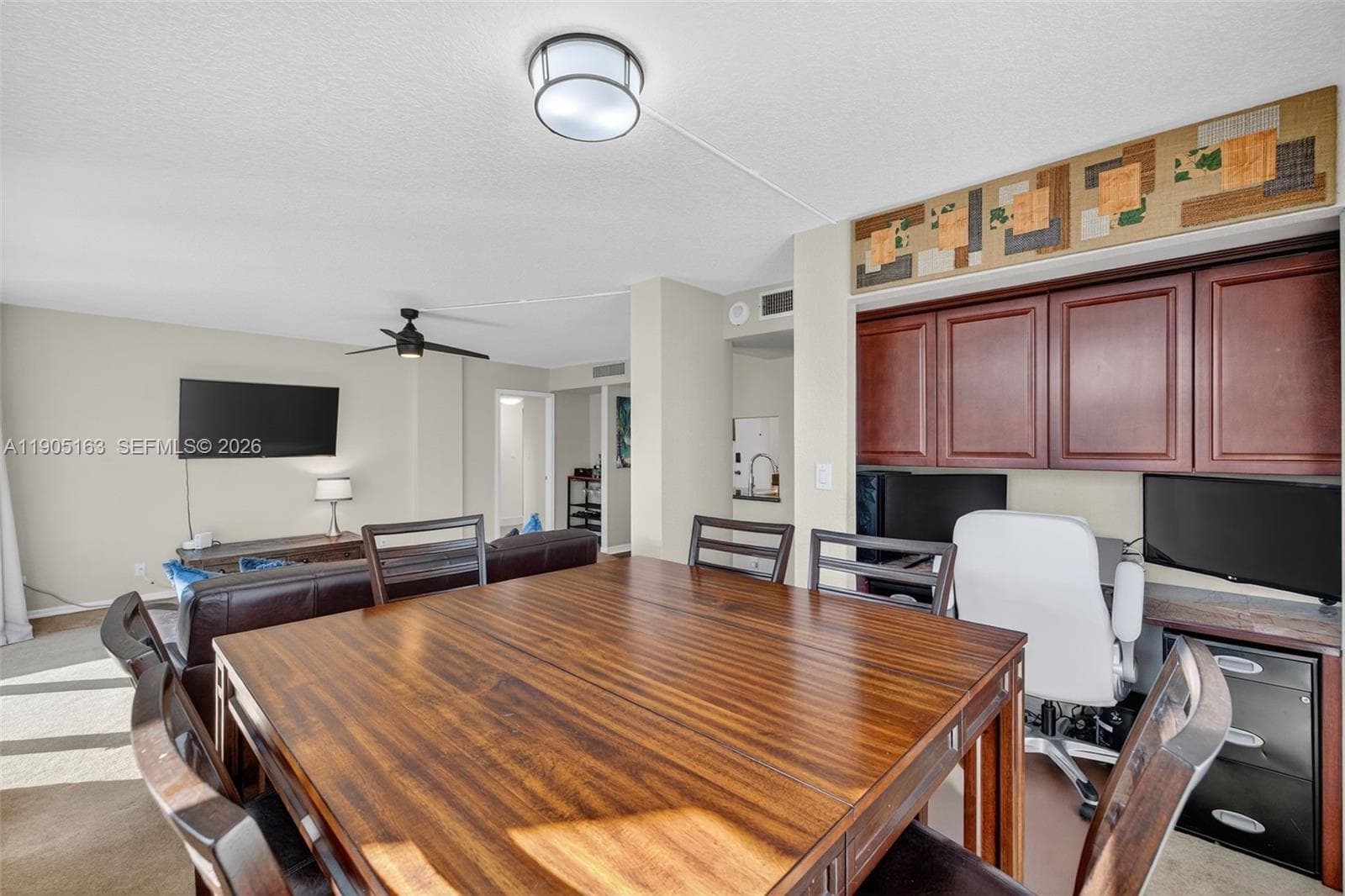 Bedroom Converted to Dining area & Office
