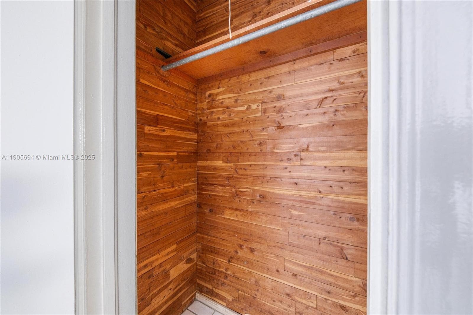 All closets are ample and finished w/cedar