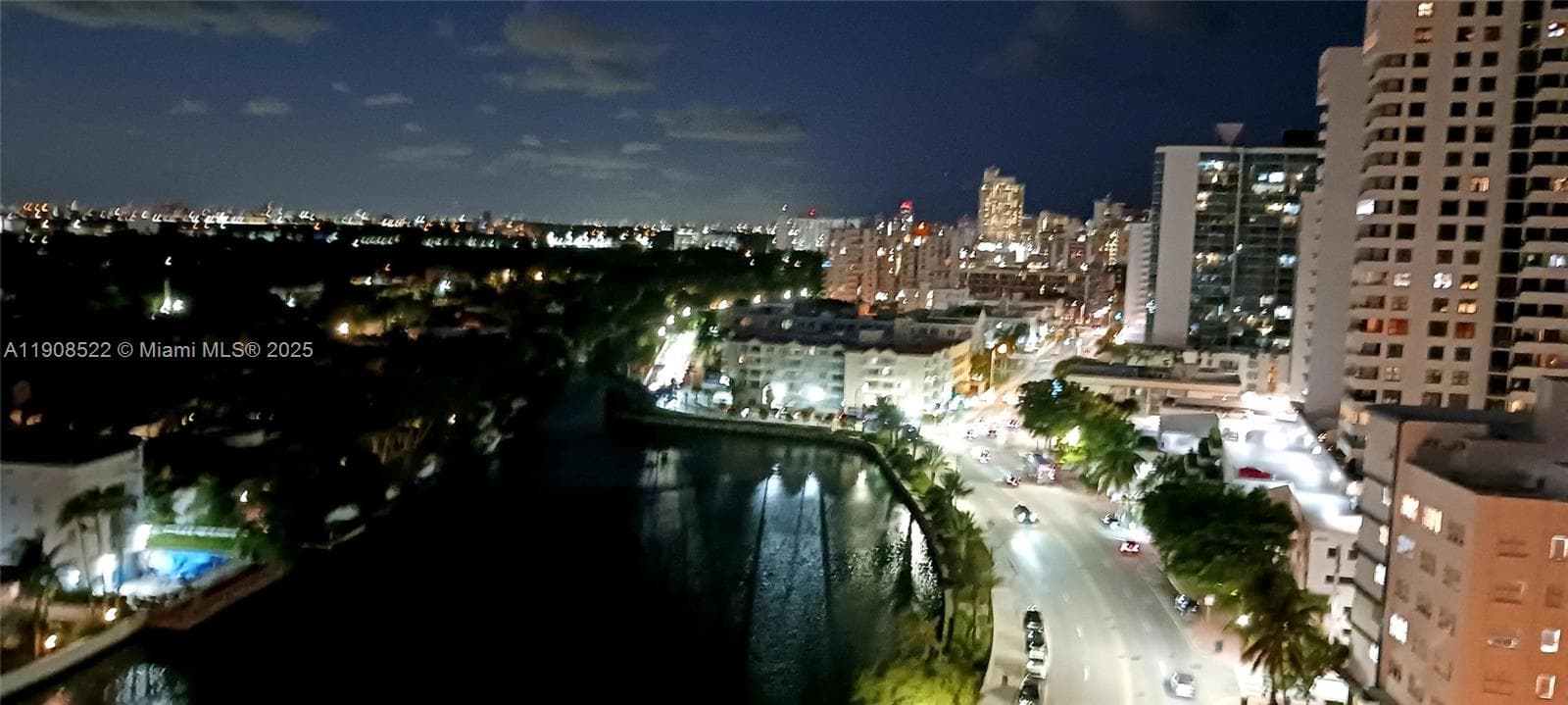 Northern View of Cityscape and Canal