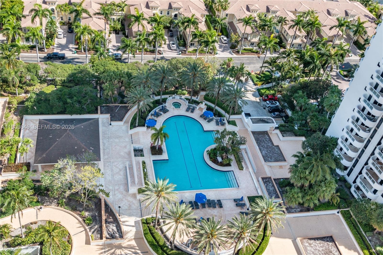 one of the pools areas