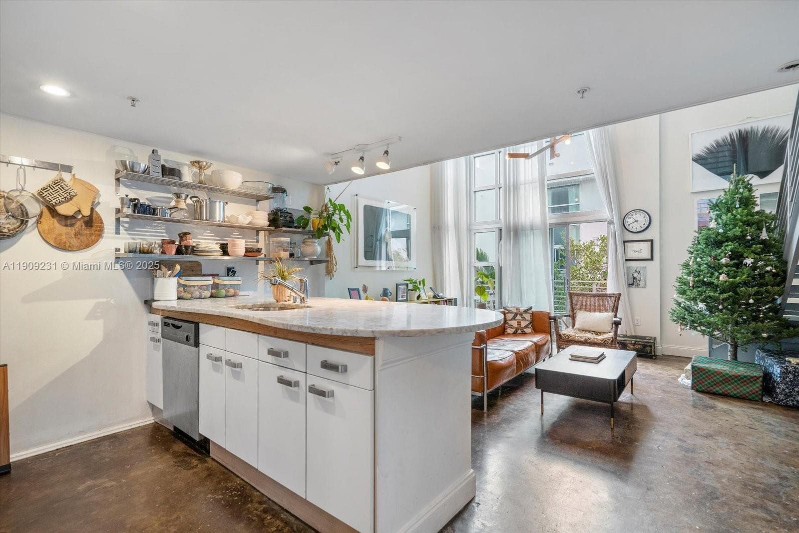 kitchen with old floor