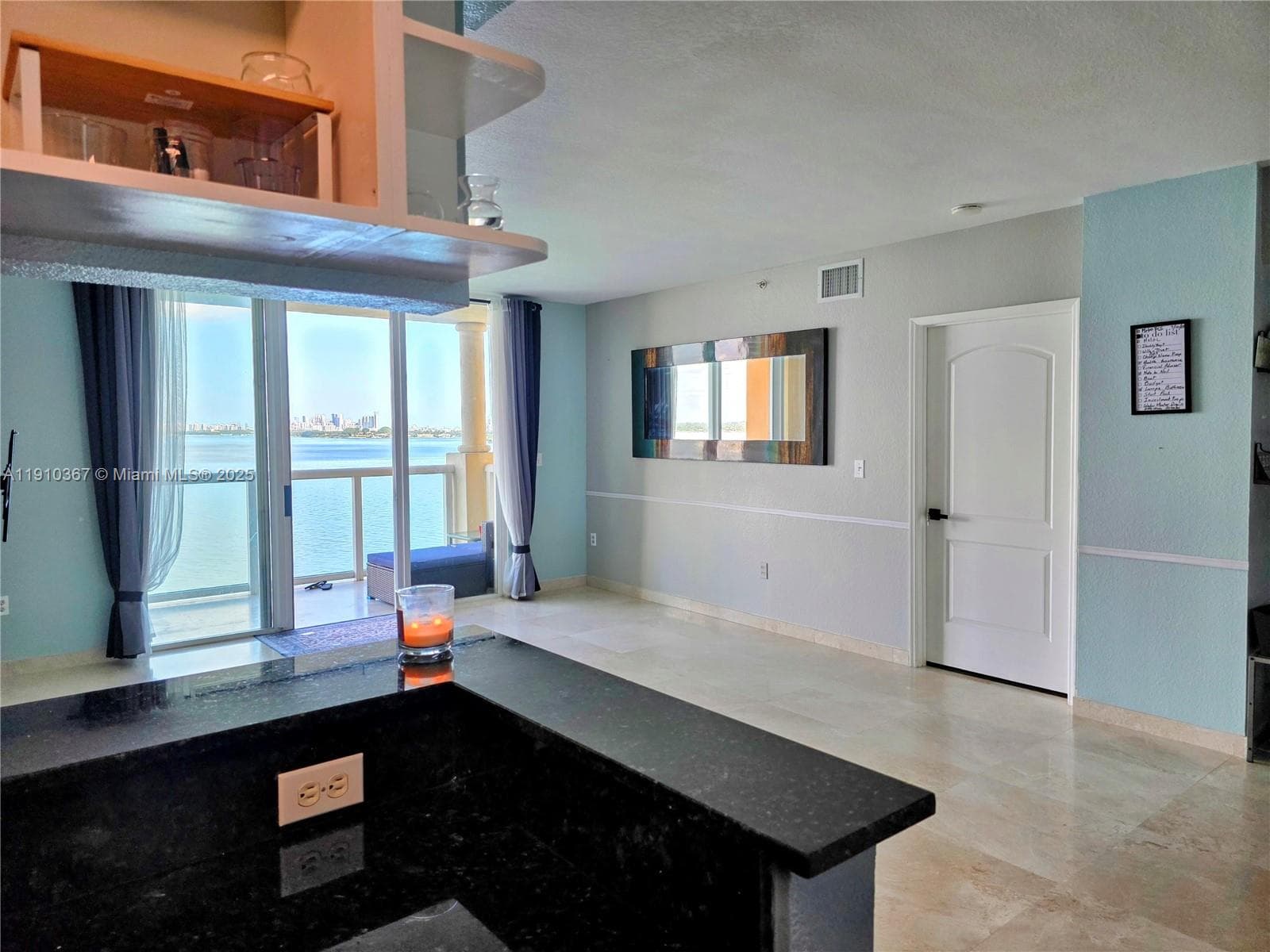 view from kitchen