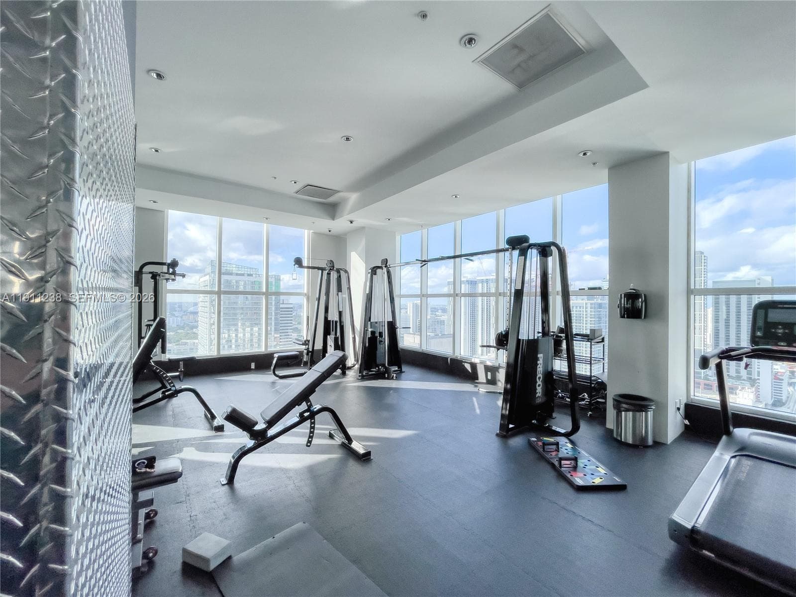 Partial view of the full gym