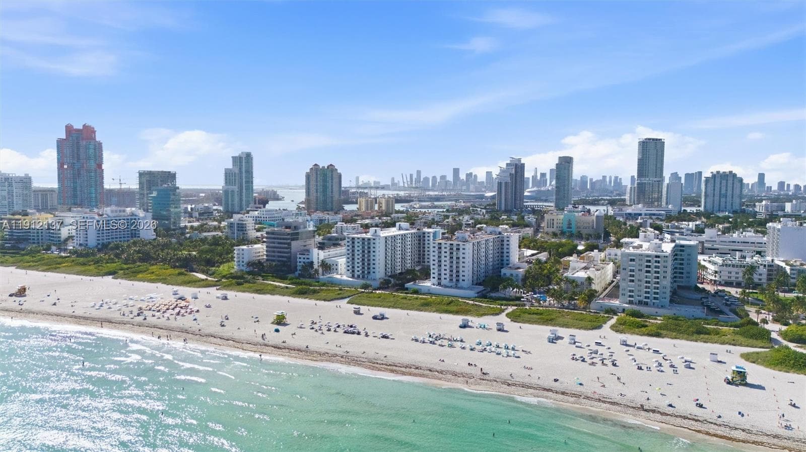 Perfectly positioned on the sand, this residence offers direct beach access and panoramic views of turquoise waters and Miami’s iconic skyline. Enjoy the best of both worlds — serene coastal mornings and vibrant city nights — just steps from world-class dining, boutiques, and the famous South Pointe Park. Experience the ultimate South of Fifth lifestyle, where every day feels like a vacation.