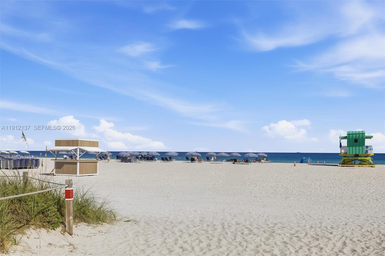 Step to the beach and feel the soft white sand beneath your feet as you walk toward the turquoise waters of the Atlantic. Lined with swaying sea grass and open to endless ocean views, this serene pathway invites you to experience the essence of Miami Beach living. Whether it’s a morning stroll at sunrise, a relaxing afternoon under an umbrella, or a sunset walk along the shoreline, this direct access offers the perfect gateway to your coastal escape.