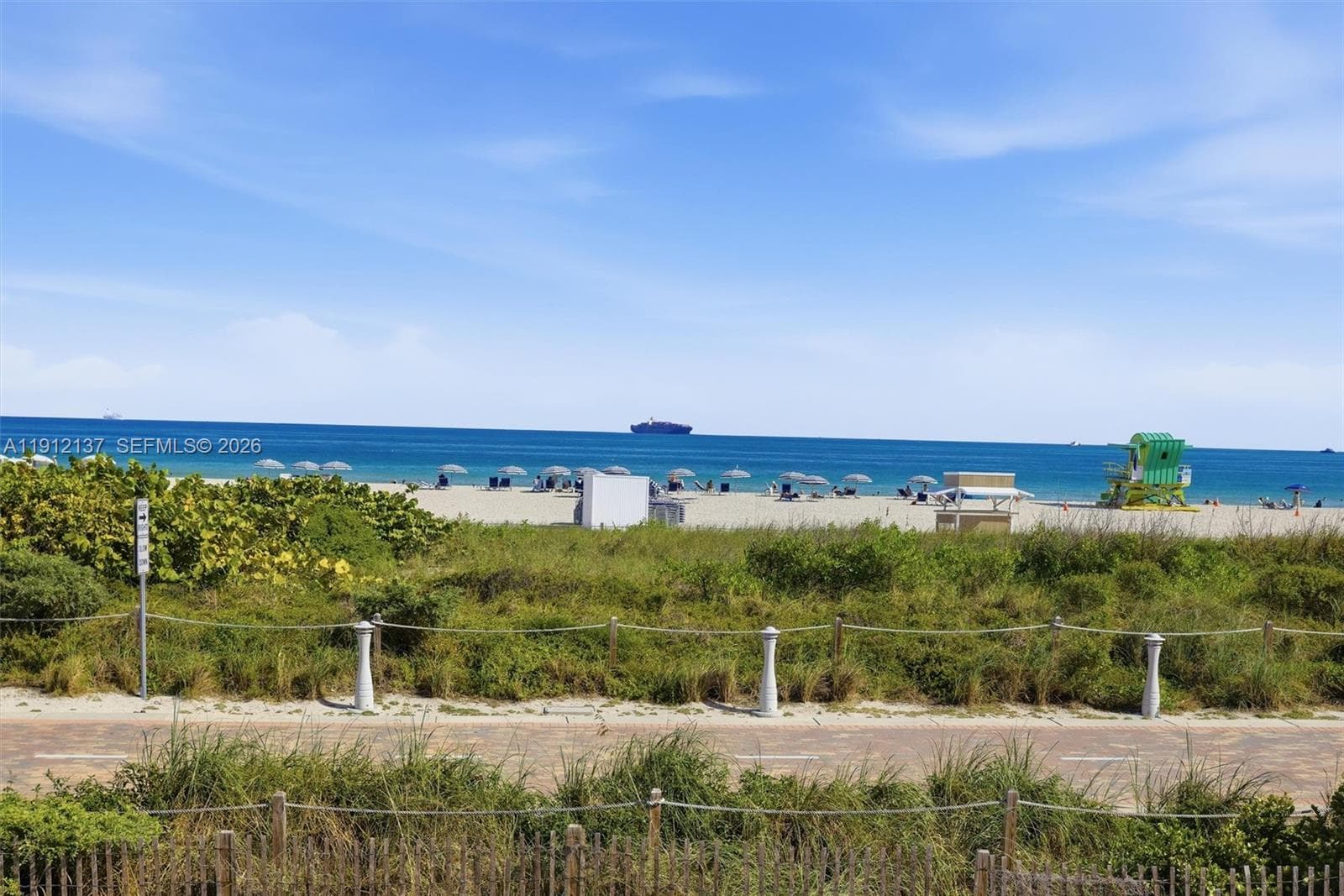 Just outside your door, enjoy direct access to Miami Beach’s iconic oceanfront boardwalk — a vibrant pathway perfect for morning jogs, scenic bike rides, or leisurely strolls along the shoreline. Lined with lush tropical greenery and bordered by soft sand dunes, this beautifully maintained trail connects you to the best of South Beach living. Whether you’re cycling with ocean views, walking to nearby cafés, or simply soaking in the sea breeze, this boardwalk captures the true essence of the coastal Miami li