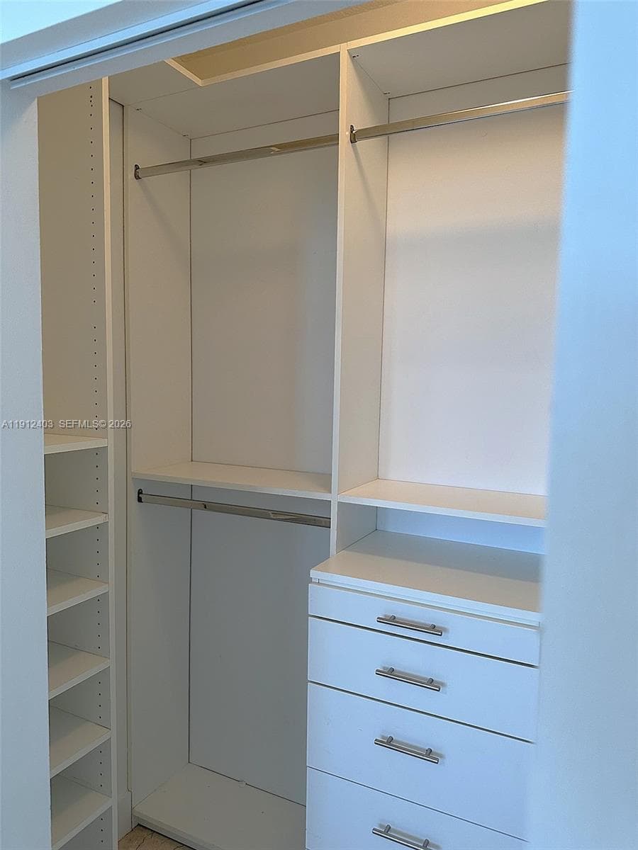 Large bathroom with double sinks