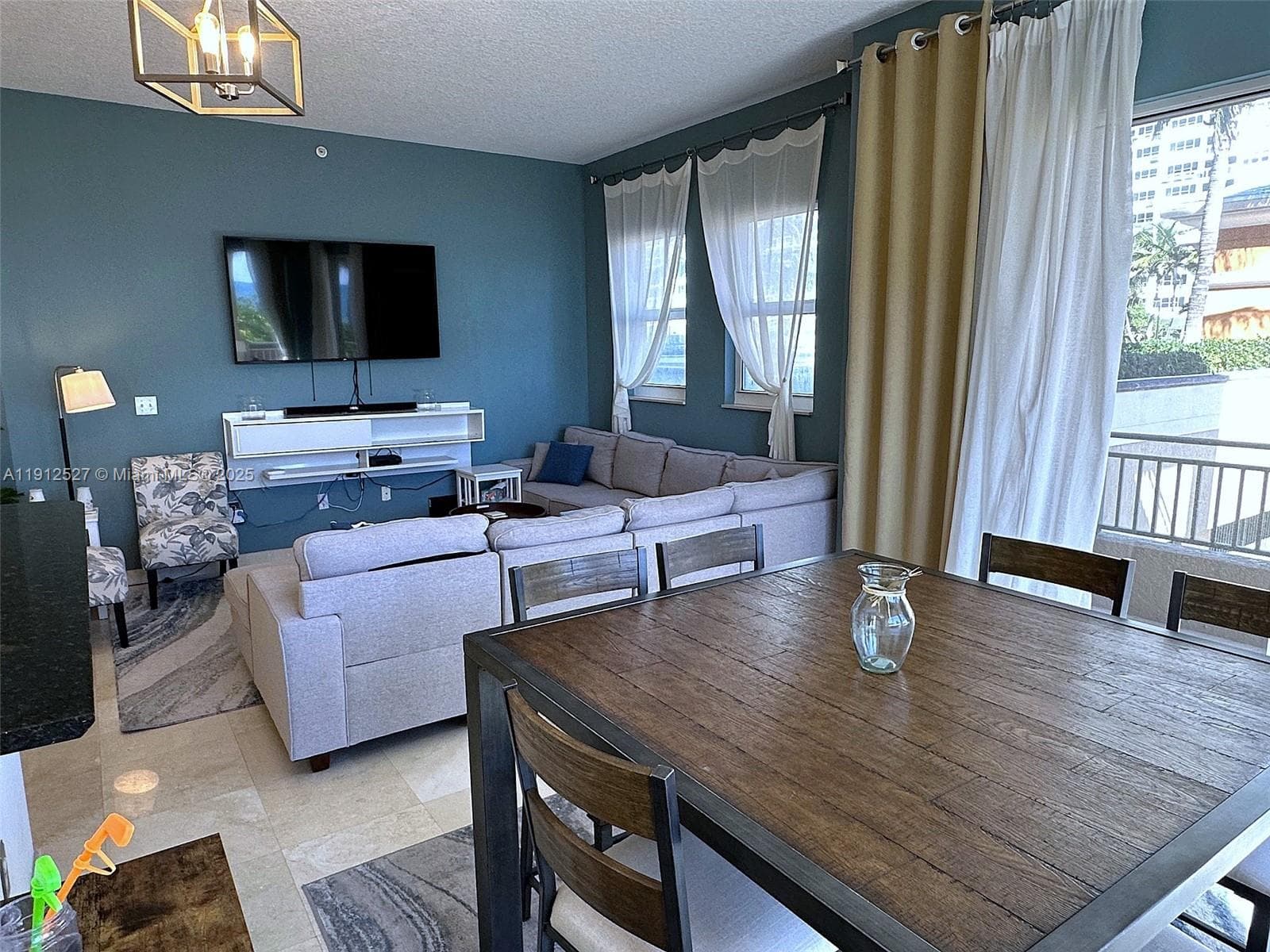 looking into living room
