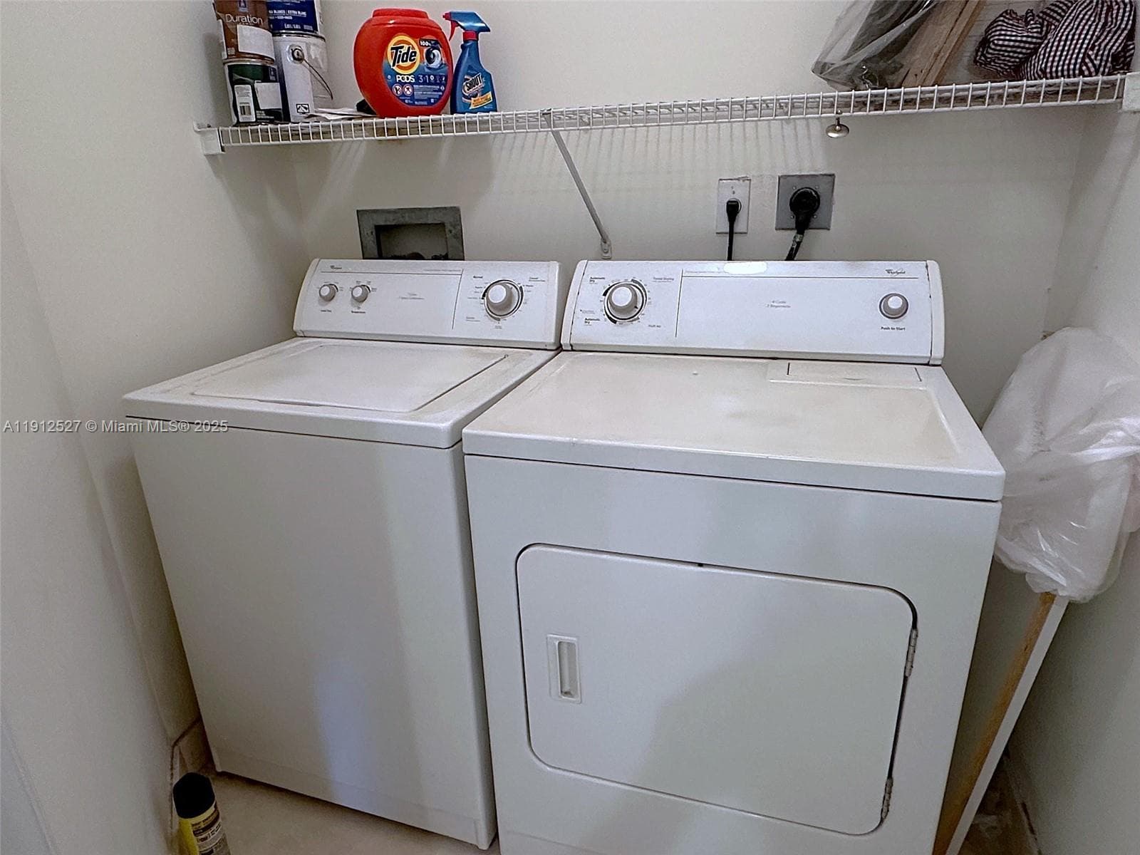 Full size washer and dryer