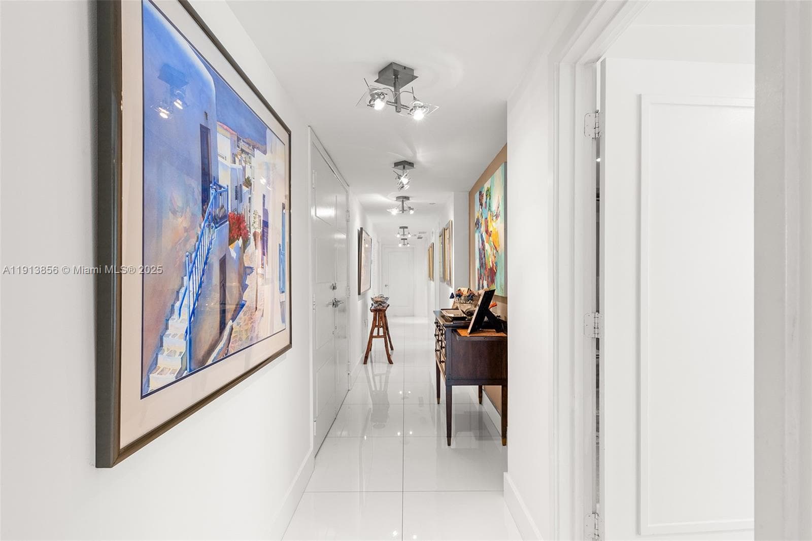 Interior hallway of Riva #101