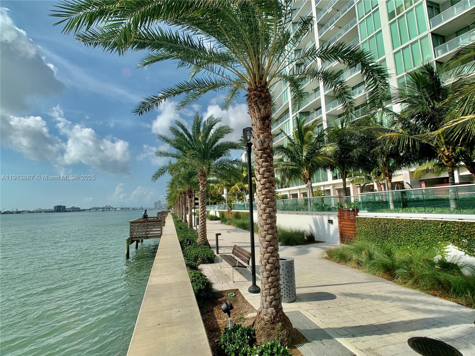Public Boardwalk Across From Building