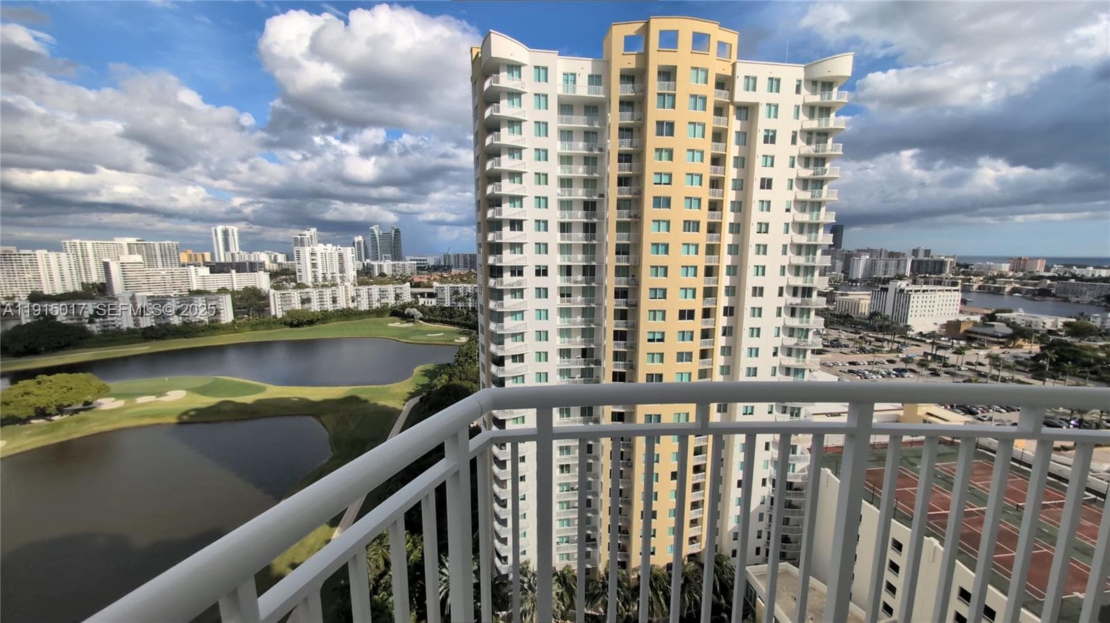 view from the main wrap-around balcony