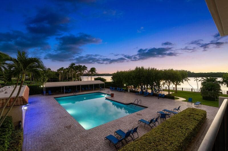 EVENING POOL AREA