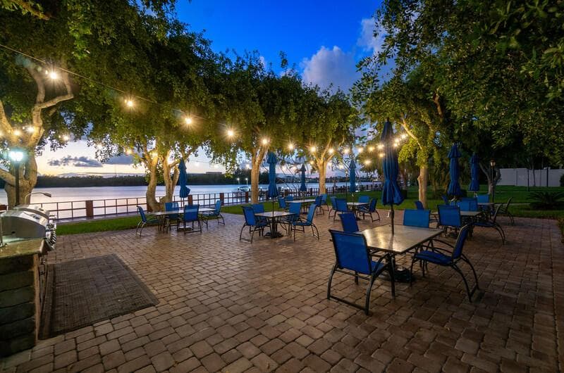PICNIC AREA AT NIGHT